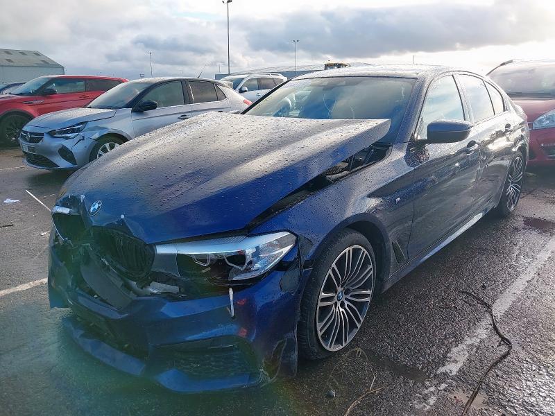 AI car damage assessment: 2018 BMW 530D M Sport — Heavy Front-End Impact. Repair cost estimate: DIY £4,077–£8,242 | Professional £10,544–£22,939