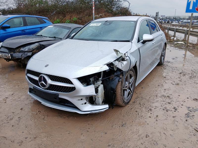 AI car damage assessment: Mercedes-Benz A-Class (W177) — Heavy Front-Left Collision. Repair cost estimate: DIY £3,500–£8,500 | Professional £18,000–£28,000